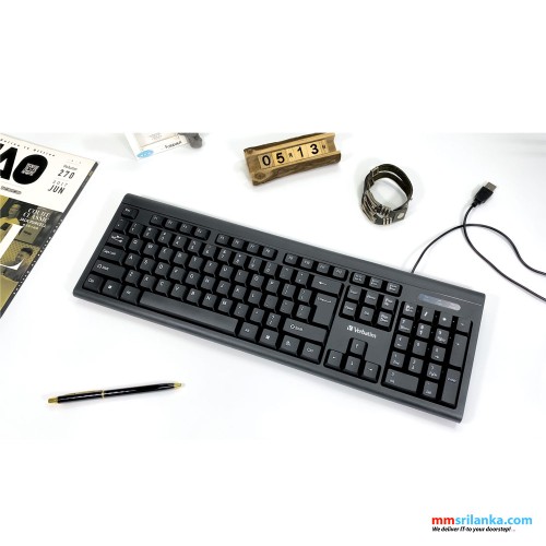 VERBATIM Wired Keyboard - Black (2Y)